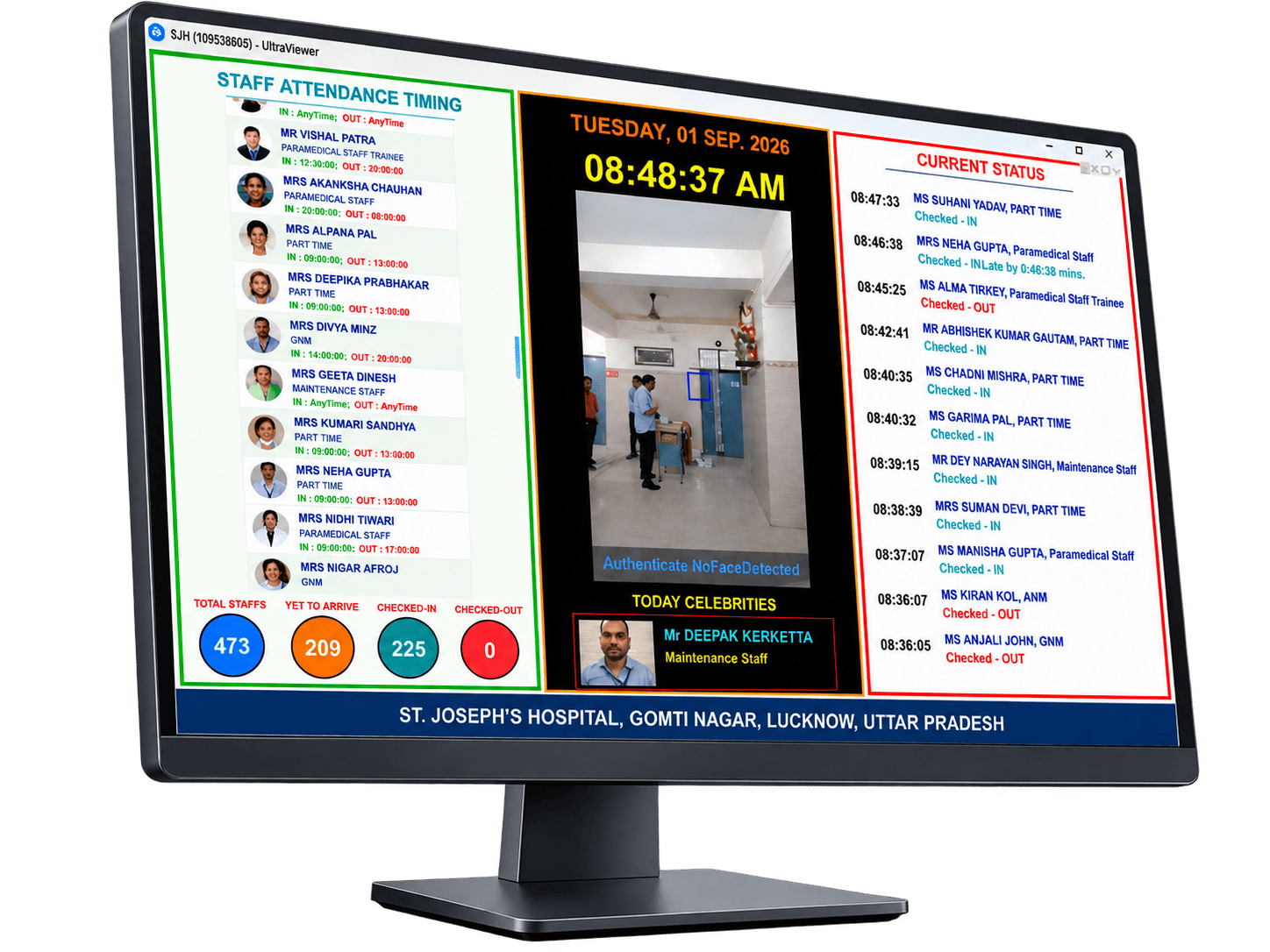 MULTI-SHIFT FACE ATTENDANCE SYSTEM by Hungry Minds