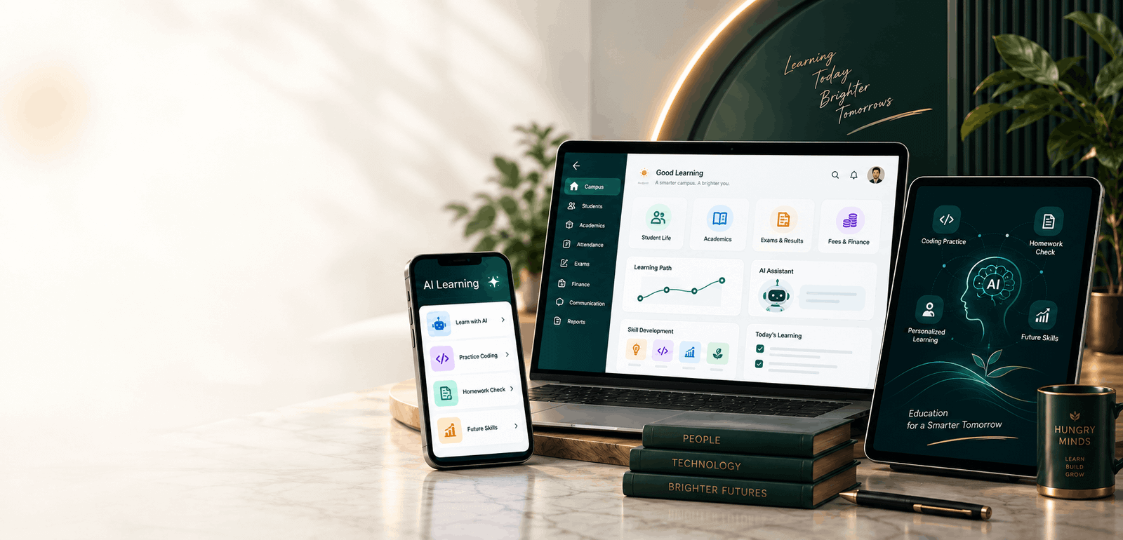 AI-powered campus learning platform for schools and colleges