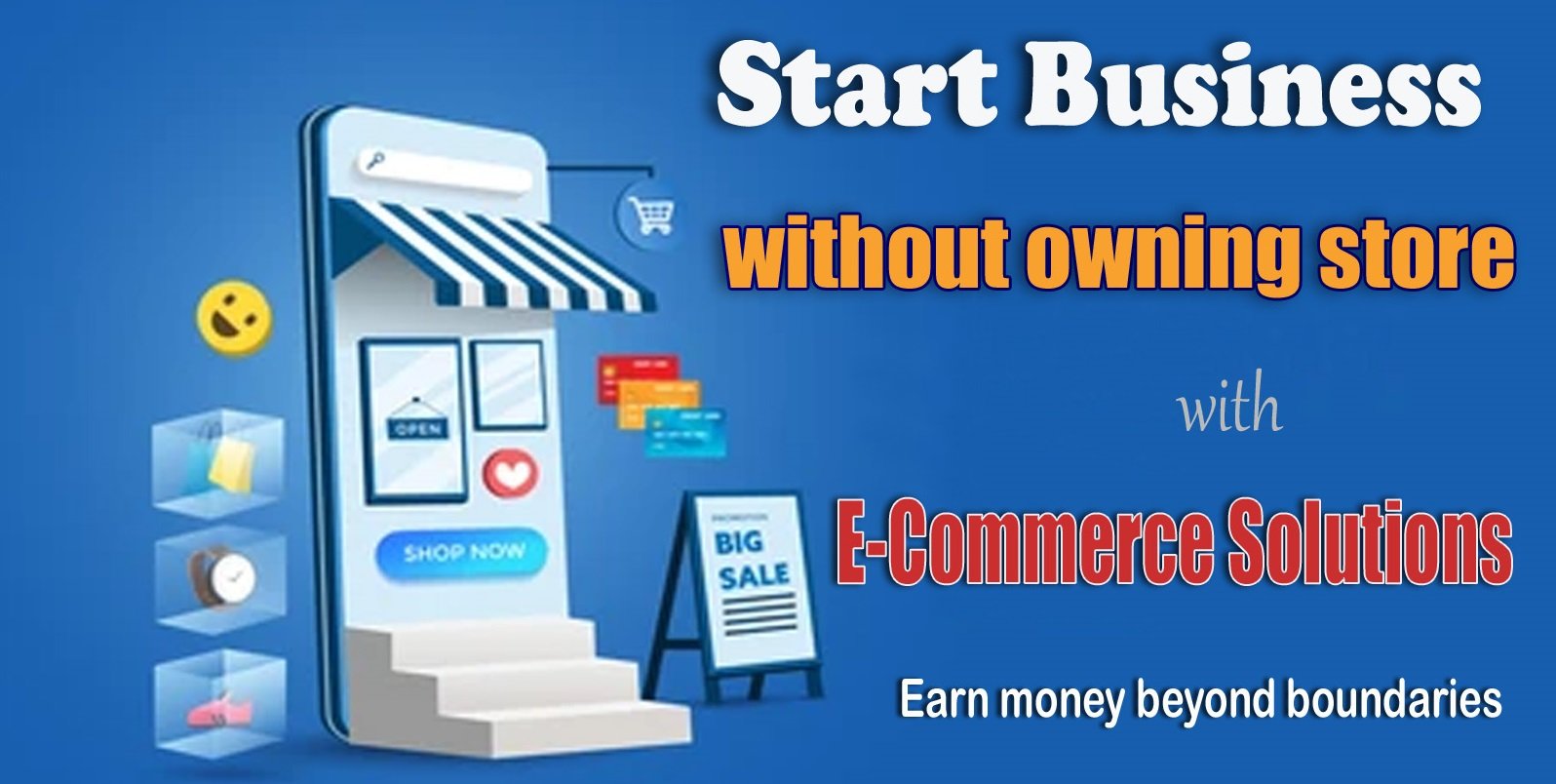 A storefront built around your products, your photographs and your brand.
